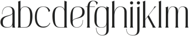 Bigerty Regular otf (400) Font LOWERCASE