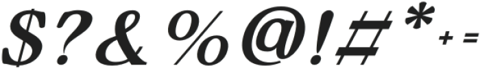 Bigest hopefully Italic otf (400) Font OTHER CHARS