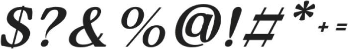 Bigest hopefully Italic ttf (400) Font OTHER CHARS