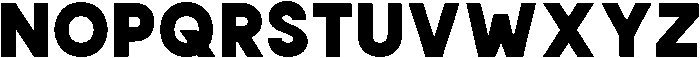 Bigframe Regular otf (400) Font UPPERCASE
