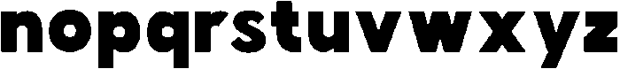Bigframe Regular otf (400) Font LOWERCASE