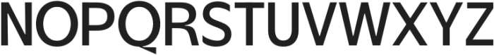 Bigger Frequent Regular otf (400) Font UPPERCASE