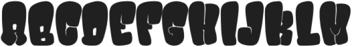 BiggeztRegular otf (400) Font UPPERCASE