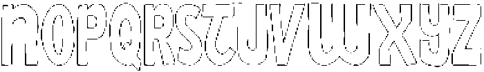 Bigglo Outline otf (400) Font LOWERCASE