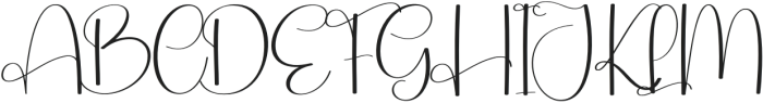 Bighome Regular otf (400) Font UPPERCASE