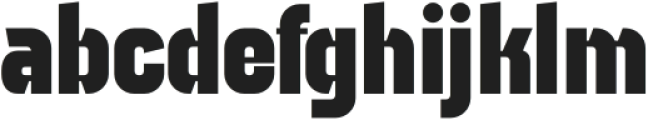 Bighorn otf (400) Font LOWERCASE