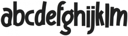 Bigloss Regular otf (400) Font LOWERCASE