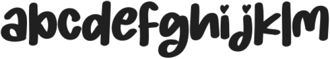 Biglove Christmas otf (400) Font LOWERCASE