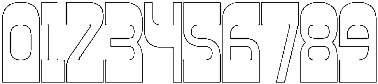 Bigose Outline otf (400) Font OTHER CHARS