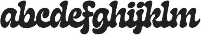 Bigoudi Script Regular otf (400) Font LOWERCASE