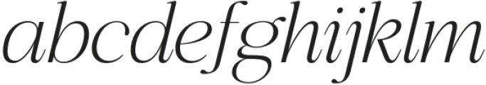Bigsmile Italic Extra Light otf (200) FONT