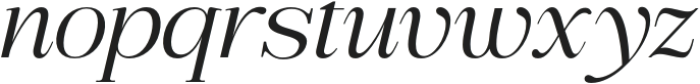 Bigsmile Italic Light otf (300) Font LOWERCASE