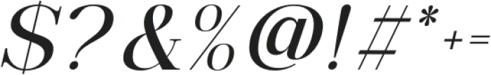 Bigsmile Italic otf (400) Font OTHER CHARS