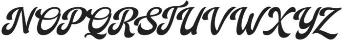 Bigsoul Italic otf (400) Font UPPERCASE