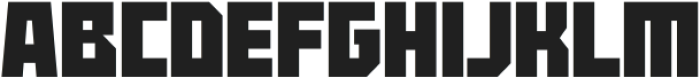 Bigstage Regular otf (400) Font UPPERCASE