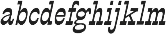 Bigtop Italic otf (400) Font LOWERCASE