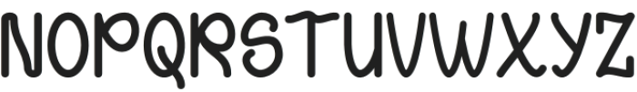 Bigusfo Regular otf (400) Font UPPERCASE