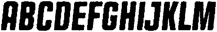 Bikemberg Aged Italic otf (400) Font UPPERCASE