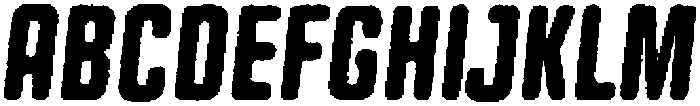 Bikemberg Circular Aged Italic otf (400) FONT