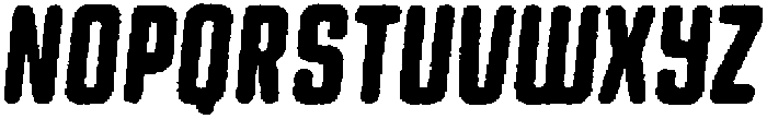 Bikemberg Circular Aged Italic otf (400) Font LOWERCASE