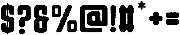 Bikemberg Circular Grainy otf (400) Font OTHER CHARS