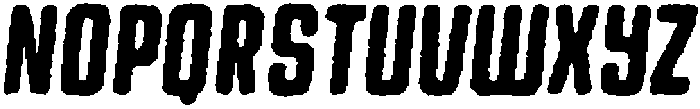Bikemberg Circular Old Italic otf (400) Font UPPERCASE