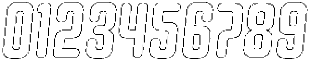 Bikemberg Circular Outline Italic otf (400) Font OTHER CHARS