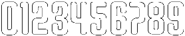 Bikemberg Circular Outline otf (400) Font OTHER CHARS