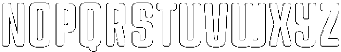 Bikemberg Circular Outline otf (400) Font LOWERCASE