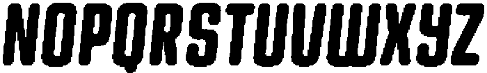 Bikemberg Circular Rough Italic otf (400) Font LOWERCASE