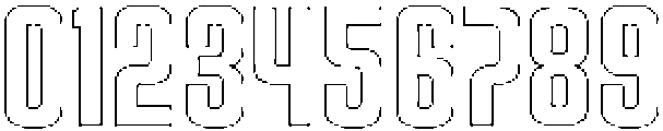 Bikemberg Outline otf (400) Font OTHER CHARS