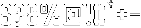 Bikemberg Outline otf (400) Font OTHER CHARS