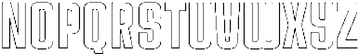 Bikemberg Outline otf (400) Font UPPERCASE