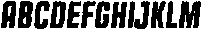 Bikemberg Rounded Aged Italic otf (400) Font