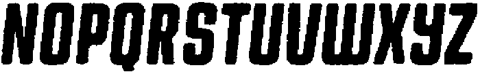 Bikemberg Rounded Aged Italic otf (400) Font LOWERCASE