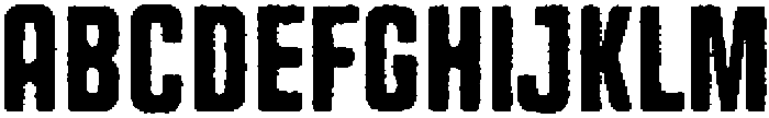 Bikemberg Rounded Aged otf (400) Font UPPERCASE