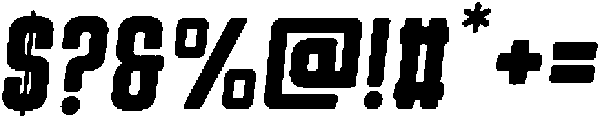 Bikemberg Rounded Chalk Italic otf (400) Font OTHER CHARS