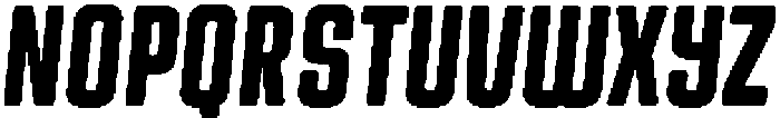 Bikemberg Rounded Chalk Italic otf (400) Font LOWERCASE