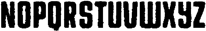 Bikemberg Rounded Edgy otf (400) Font LOWERCASE