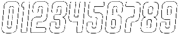 Bikemberg Rounded Outline Italic otf (400) Font OTHER CHARS