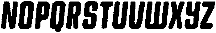 Bikemberg Rounded Worn Italic otf (400) Font LOWERCASE