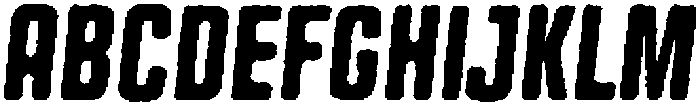 Bikemberg Worn Italic otf (400) Font UPPERCASE