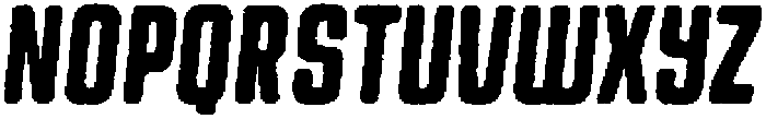 Bikemberg Worn Italic otf (400) Font LOWERCASE