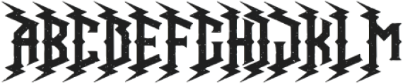 Biker Legion Aged otf (400) Font UPPERCASE