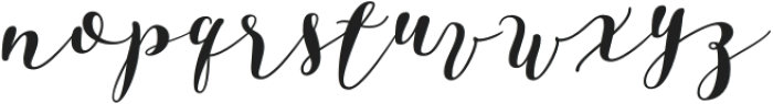 Bikini Season Script otf (400) Font LOWERCASE