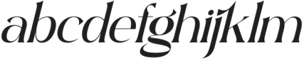 Bilagike Italic otf (400) Font LOWERCASE