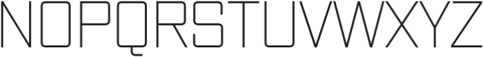Bilaiyoba Thin otf (100) Font UPPERCASE