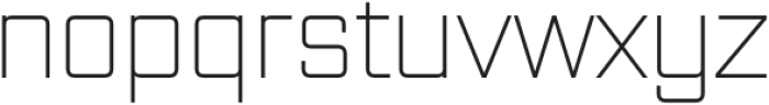 Bilaiyoba Thin otf (100) Font LOWERCASE