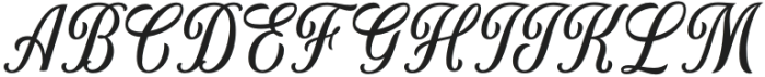Bilearn-Regular otf (400) Font UPPERCASE