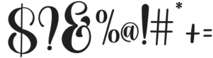 Bilegate-Regular otf (400) Font OTHER CHARS